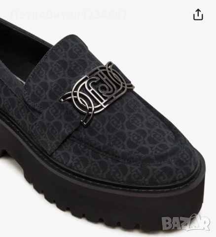 Liu Jo лоуфъри от естествен велур, с дебела подметка, 35 н,намалени от 379, снимка 5 - Дамски ежедневни обувки - 52585063