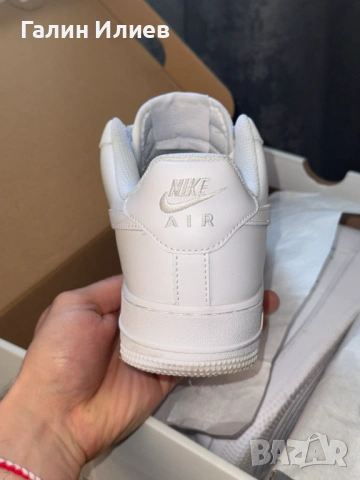 NIKE обувки Air Force 1 '07 White, снимка 7 - Маратонки - 53766877