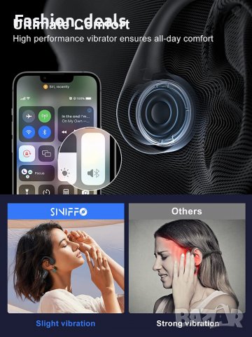 Нови безжични леки Слушалки за тренировка бягане шофиране Стерео звук, снимка 5 - Bluetooth слушалки - 39565735