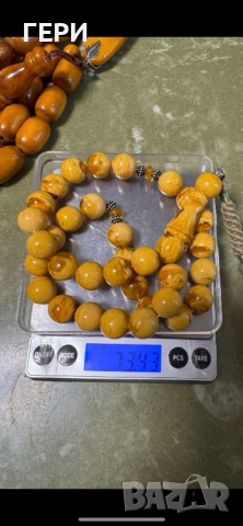 Броеница балтийски кехлибар , снимка 3 - Други ценни предмети - 52726605