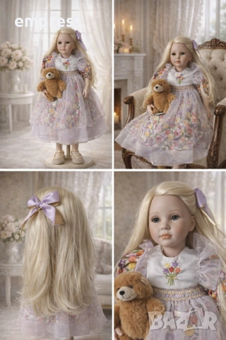 Порцеланова кукла Pauline Charlotte , снимка 5 - Колекции - 53308248