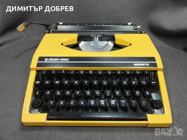 СТАРА РЕТРО ПОРТАТИВНА ПИШЕЩА МАШИНА SILVER-REED SILVERETTE QWERTZ JAPAN, снимка 2 - Антикварни и старинни предмети - 55779874