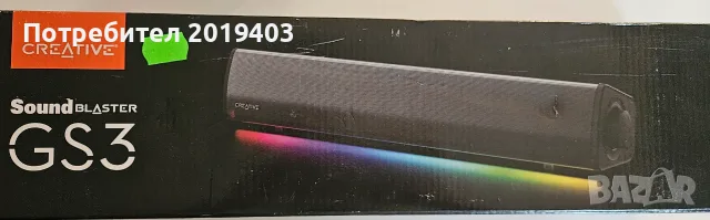 Саундбар Creative Sound Blaster Gs3, RGB, Bluetooth