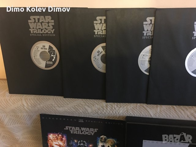 STAR WARS Trilogy Laserdisc NTSC Перфетно Състояние!, снимка 6 - Други жанрове - 40549011