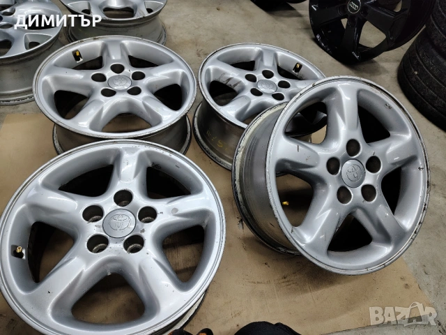 4бр.Алуминиеви джанти 16ки за TOYOTA 5x114.3 7j et45 ORIGINAL, снимка 3 - Гуми и джанти - 53853270
