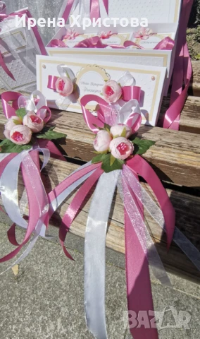 Комплект за кръщене, снимка 4 - Декорация - 51235687