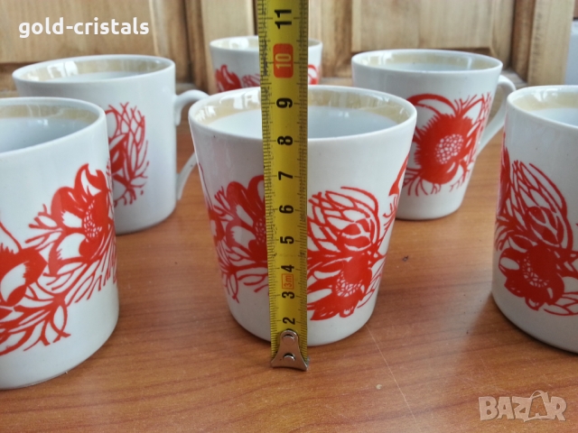 Руски порцеланови чаши за чай, снимка 3 - Антикварни и старинни предмети - 36084337