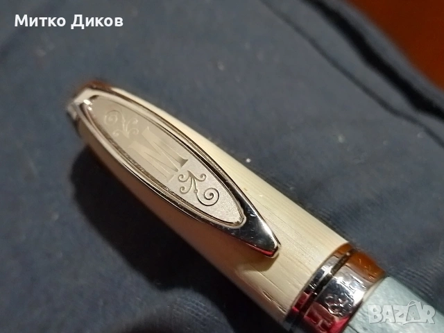 луксозна химикалка H&H серия Silvia, дърво и метал с декоративно гравиран клипс. , снимка 3 - Други - 53801443