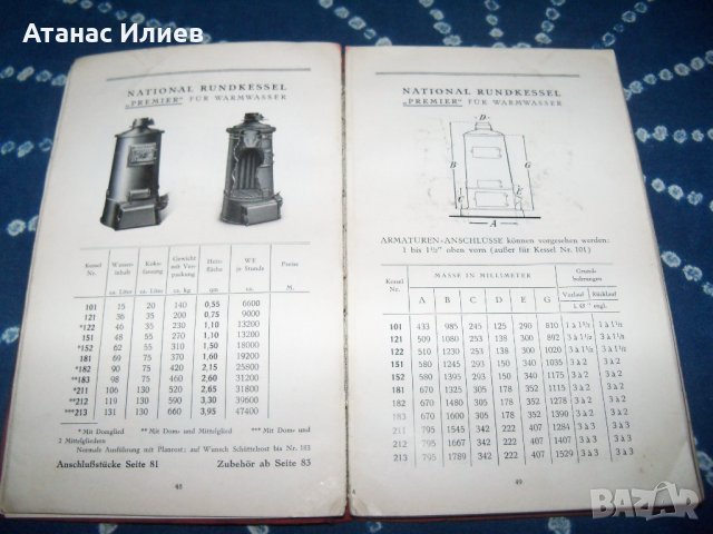 Стар немски каталог за отоплителни уреди от 1923г., снимка 9 - Специализирана литература - 34094538