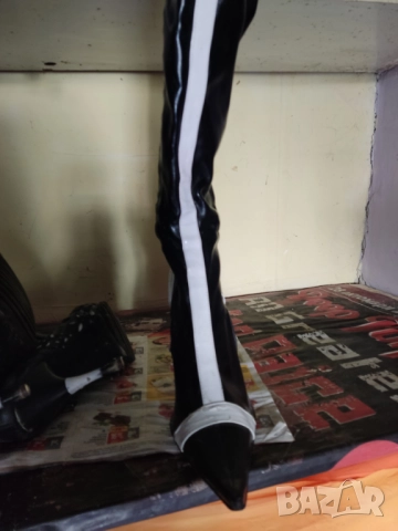 Дамски ботуши Дамски ботуши на висок ток Дамски ботуши естествена кожа, снимка 6 - Дамски ботуши - 52155531