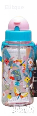 Цветна детска бутилка за вода с вградена сламка, снимка 5 - Други - 52840408