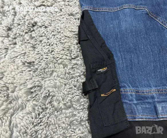 Snickers FlexiWork Denim Trousers, Размер 52, снимка 6 - Панталони - 56230194