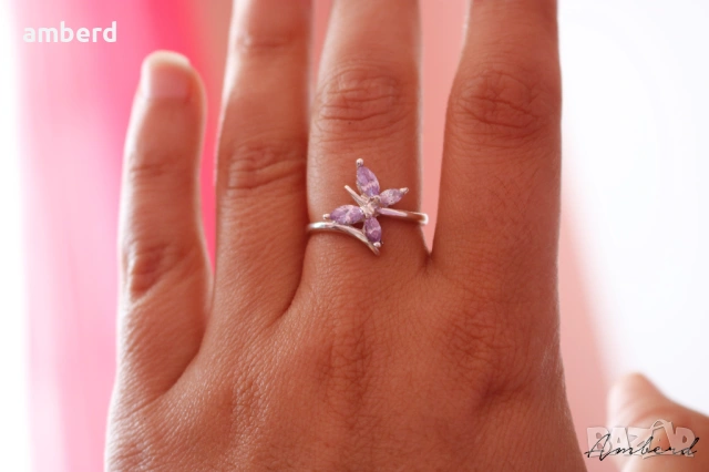 Страхотен сребърен пръстен - модел R067, снимка 5 - Пръстени - 53614511