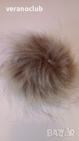 Прошарени помпони Естествен косъм , снимка 6 - Шапки - 38883213