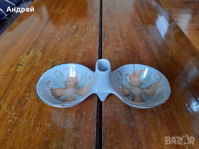 Стара порцеланова солница #14, снимка 2 - Други ценни предмети - 39895425