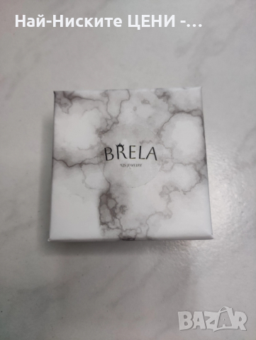 Сребърно колие Amelie с печат 925 + подаръчна кутийка, снимка 5 - Колиета, медальони, синджири - 52848773