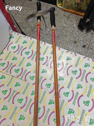 Бамбукови ски щеки Skilom 105 см, снимка 3 - Зимни спортове - 53155806