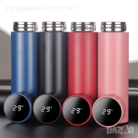 Креативна, интелигентна термос бутилка от неръждаема стомана,показване на температурата, снимка 5 - Други - 40932867