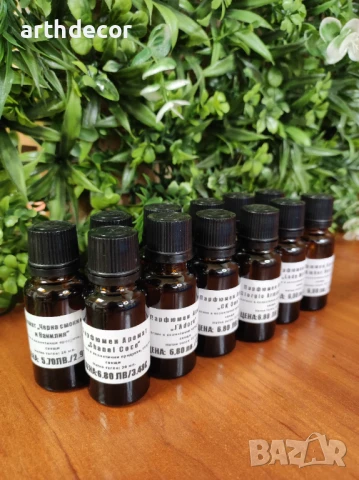 Аромати за влагане в свещи, сапуни и козметични продукти