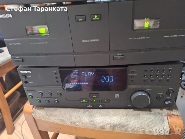 Philips-Аудио система от три компонента , снимка 2 - Аудиосистеми - 55838542