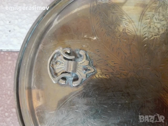 Медна сигнална тръба медна кана и месингов мангал . , снимка 15 - Други стоки за дома - 50822101