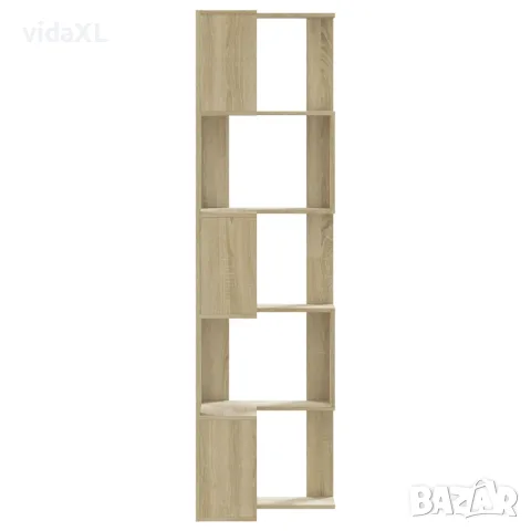 vidaXL Ъглова етажерка 5 рафта сонома дъб 50x50x179 см инженерно дърво, снимка 5 - Етажерки - 56148186