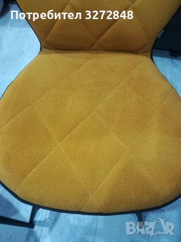 Жълти трапезни столове - 2броя, снимка 14 - Столове - 39184135