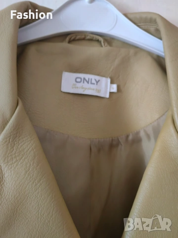 Кожено яке Only, снимка 2 - Якета - 53201676