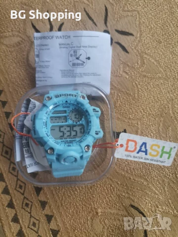 Dash Black - Часовник Sport, Водоустойчив/ Dash Black - Watch Sport, Waterproof, снимка 6 - Мъжки - 51056880