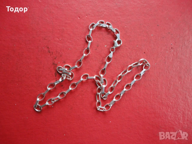 Сребърна верижка колие 925, снимка 7 - Колиета, медальони, синджири - 53061057