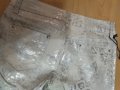 Бял еластичен панталон със сребристи цветя, снимка 2