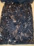 Официална дамска рокля в тъмносин цвят с пайети и камъни LACE & BEADS размер XS цена 80 лв.+ подарък, снимка 3