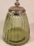 Цветен стъклен буркан с метален похлупак   21/2, снимка 6