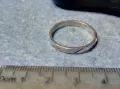 СТИЛНА ЕЛЕГАНТНА СРЕБЪРНА ХАЛКА ПРЪСТЕН СРЕБРО 925 ФИНА РЪЧНА ИЗРАБОТКА 48565, снимка 8