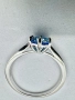 Сребърен пръстен с мойсанит (Диамант) 1 карат, снимка 9