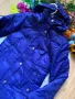 Синьо олекотено зимно яке с гъши пух, снимка 2