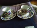 Kutahya марков порцелан маркиран комплект за кафе-две чаши и две чинийки ръчна изработка нов в кутия, снимка 7