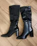 Дамски ботуши с дебел ток, снимка 1