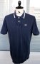 Napapijri Men`s Navy Blue Collared Short Sleeve Casual Polo T-Shirt Size L, снимка 1