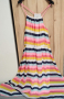H&M миди рокля в свежи цветове , снимка 1