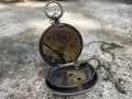 Английски стерлинг джобен часовник от 19-ти век, снимка 3