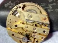 МЕХАНИЗЪМ от РЯДЪК СТАР ШВЕЙЦАРСКИ ДЖОБЕН ЧАСОВНИК с ПОРЦЕЛАНОВ РИМСКИ ЦИФЕРБЛАТ 49645, снимка 7