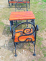 Градински пейки, маси и столове от ковано желязо. Ръчна изработка. Различни размери, снимка 5