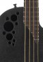 Бас китара   Ovation Elite TX Mid Depth Acoustic-Electric Bass Black, снимка 1