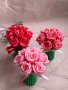 Ръчно изработени ароматни свещи”Букет от рози”, снимка 4