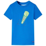 Детска тениска, яркосиня, 128（SKU:11847