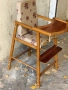 винтидж дървено детско столче , снимка 7