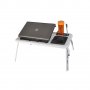 0408 Сгъваема маса за лаптоп с вграден охладител E-table, снимка 7