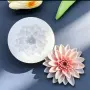 Далия Лотус цвете силиконов молд форма фондан шоколад смола декор, снимка 2
