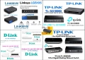 Гигабитови Суичове Linksys, TP-Link, D-Link, Zyxel , снимка 1
